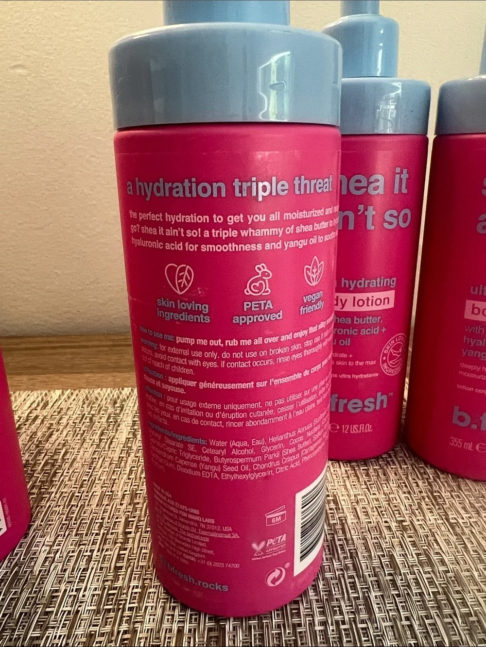 B.fresh Shea It Ain't So Ultra Hydrating Body Lotion - set of 5
